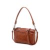AMELIE GALANTI MESSENGER BAG RED BROWN