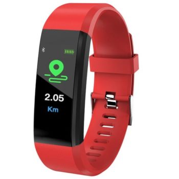 smartwatch blood pressure bangwei red
