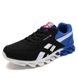 hajink casual men's shoes black darkblue
