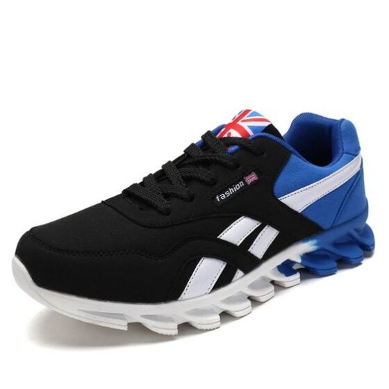 hajink casual men's shoes black darkblue