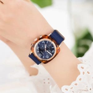 nylon watch bands 20mm blue