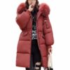 winter 2020 parka jacket women red